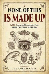 None of This Is Made Up: 1,010 Strange and Documented Facts About the World You Live In cover