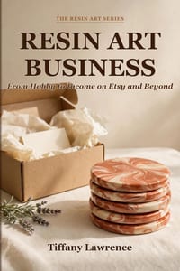 Resin Art Business: From Hobby to Income on Etsy and Beyond cover