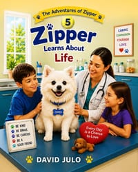 Zipper Learns About Life: A Children's Story About Patience, Learning, Home, Rules, Structure, Comfort and Safety cover