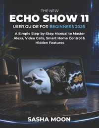 Echo Show 11 User Guide for Beginners & Seniors: A Simple Step-by-Step Manual to Master Alexa, Video Calls, Smart Home Control & Hidden Features cover
