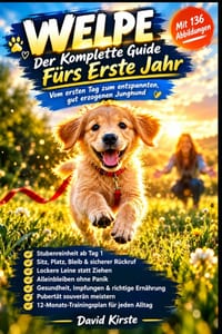 Welpe: Das erste Jahr: Der vollständige Woche-für-Woche-Guide für Erziehung, Sozialisation, Gesundheit und Ernährung - vom ersten Tag bis zum ersten G cover