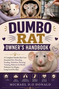 Dumbo Rat Owner's Handbook: A Complete Dumbo Rat Care: Essential Diet, Breeding, Feeding, Nutrition, Housing, Training, Behavior & Health Solutions fo cover