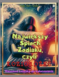 Największy Śpioch zodiaku, czyli Koziorożec: Nasenna książka do kolorowania cover