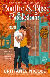 Bonfire and Bliss Bookstore (a Hope Harbor Novel): A Cozy Fall Romance cover