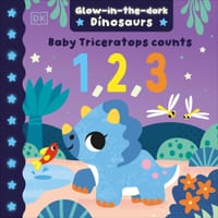 Baby Triceratops Counts 1, 2, 3 cover