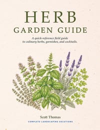 Herb Garden Guide: A quick reference field guide to culinary herbs, garnishes & edible flowers cover