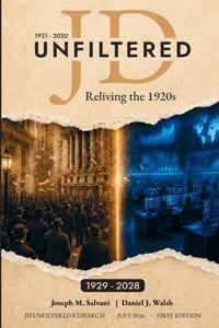 JD Unfiltered - Reliving the 1920s cover