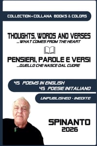 THOUGHTS, WORDS AND VERSES - PENSIERI, PAROLE E VERSI what comes from the heart - quello che nasce dal cuore cover
