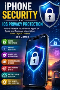 iPhone Security and iOS Privacy Protection: How to Protect Your iPhone, Apple ID, Apps, and Personal Information From Digital Threats cover