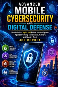 Advanced Mobile Cybersecurity and Digital Defense: How to Build a High-Level Mobile Security System Against Tracking, Surveillance, Malware, and Ident cover