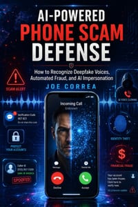 AI-Powered Phone Scam Defense: How to Recognize Deepfake Voices, Automated Fraud, and AI Impersonation cover