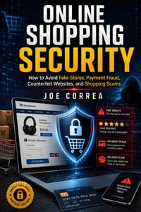 Online Shopping Security: How to Avoid Fake Stores, Payment Fraud, Counterfeit Websites, and Shopping Scams cover