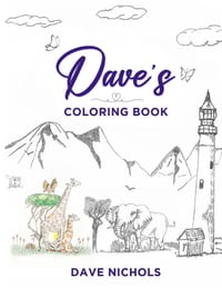 Dave's Coloring Book cover