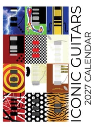 Iconic Guitars 2027 Calendar cover