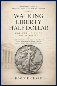 Walking Liberty Half Dollar Collecting Guide For Beginners: Understanding Key Dates, Mint Marks, Grading, Values, Rare Varieties, and Building a Walki cover