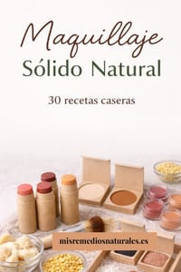 Maquillaje sólido natural: 30 recetas caseras cover