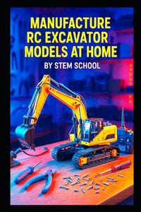 Manufacture RC Excavator Models at Home: A Step-by-Step Guide to Building Functional Servo-Controlled Scale Excavators cover