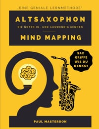 Altsaxophon Mind Mapping: Sax-Griffe schnell und einfach lernen und merken cover
