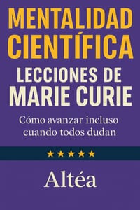 MENTALIDAD CIENTÍFICA Lecciones de Marie Curie: Cómo avanzar incluso cuando todos dudan cover