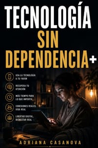 Tecnología sin dependencia: Cómo convivir con la tecnología sin perder presencia, calma y sentido cover