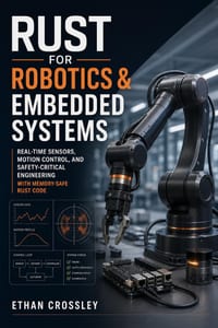 Rust for Robotics & Embedded Systems: Real-Time Sensors, Motion Control, and Safety-Critical Engineering with Memory-Safe Rust Code cover