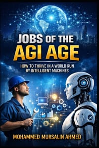 Jobs of the AGI Age: How to Thrive in a World Run by Intelligent Machines: A Complete Guide to Future-Proof Careers, Skills, and Opportunities cover