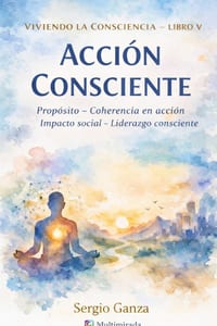 Viviendo la consciencia - Libro V- Acción Consciente: Propósito - Coherencia en acción - Impacto social - Liderazgo consciente cover