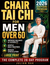Chair Tai Chi For Men Over 60: Empowering Your Health with Gentle, Effective Movements cover