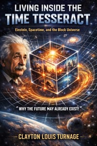 Living Inside the Time Tesseract: Einstein, Spacetime, and the Block Universe - "Why the Future May Already Exist!" cover
