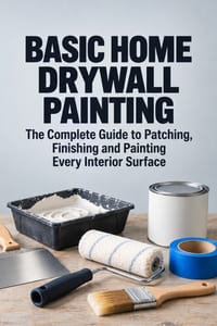 Basic Home Drywall & Painting: The Complete Guide to Patching, Finishing and Painting Every Interior Surface cover