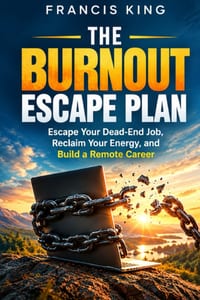 The Burnout Escape Plan: Escape Your Dead End Job, Reclaim Your Energy, And Build A Remote Career cover