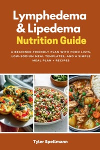 Lymphedema & Lipedema Nutrition Guide: A Beginner-Friendly Plan with Food Lists, Low-Sodium Meal Templates, and a Simple Meal Plan + Recipes cover