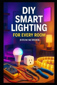 DIY Smart Lighting for Every Room: Easy Home Automation Projects for Beginners with Energy-Efficient Lighting Design cover