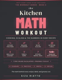 The Kitchen Math Workout: Cooking, Scaling & Nutrition Numbers cover