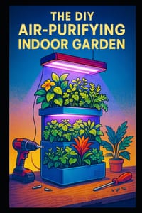 The DIY Air-Purifying Indoor Garden: Build a Natural Home Air Cleaner with Plants & Smart Design cover