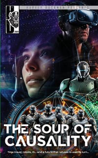 The Soup of Causality: Time travel, robots, AI, gaming... and a future that refuses to wait its turn... cover