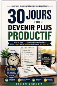 30 Jours pour Devenir Plus Productif: Habitudes, Discipline et Motivation au Quotidien cover