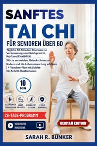 Sanftes Tai Chi für Senioren über 60: Tägliche 10-Minuten-Routinen zur Verbesserung von Gleichgewicht, Kraft und Flexibilität - Stürze vermeiden, Gele cover