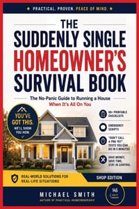 The Suddenly Single Homeowner's Survival Book: The No-Panic Guide to Running a House When It's All On You cover