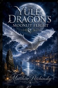 The Yule Dragon's Moonlit Flight cover