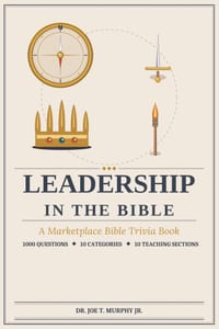 LEADERSHIP IN THE BIBLE ◆ A Marketplace Bible Trivia Book 1000 questions ◆ 10 categories cover