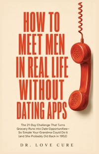 How to Meet Men in Real Life Without Dating Apps: The 21-Day Challenge That Turns Grocery Runs into Date Opportunities-So Simple Your Grandma Could Do cover