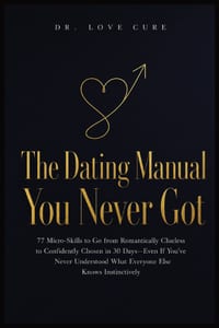 The Dating Manual You Never Got: 77 Micro-Skills to Go from Romantically Clueless to Confidently Chosen in 30 Days-Even If You've Never Understood Wha cover