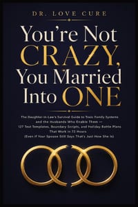 You're Not Crazy, You Married Into One: The Daughter-in-Law's Survival Guide to Toxic Family Systems and the Husbands Who Enable Them - 127 Text Templ cover
