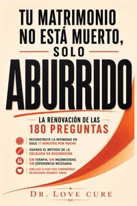Tu Matrimonio No Está Muerto, Solo Aburrido: La Renovación De Las 180 Preguntas: Reconstruye La Intimidad En Solo 11 Minutos Por Noche, Usando El Méto cover
