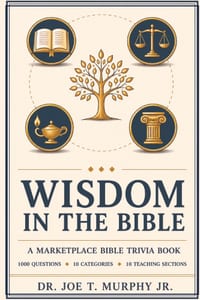 WISDOM IN THE BIBLE ◆ A Marketplace Bible Trivia Book 1000 questions ◆ 10 categories cover