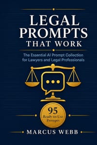 Legal Prompts That Work: The Essential AI Prompt Collection for Lawyers and Legal Professionals: 95 Ready-to-Use Prompts with ChatGPT, Claude and All cover