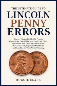 The Ultimate Guide to Lincoln Penny Errors: Discover Valuable Doubled Die Pennies, Wide AM and Close AM Varieties, Small Date Errors, Transitional Min cover
