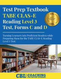 Test Prep Textbook TABE CLAS-E Reading Level 3 Test, Forms C and D cover