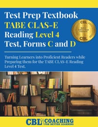 Test Prep Textbook TABE CLAS-E Reading Level 4 Test, Forms C and D cover